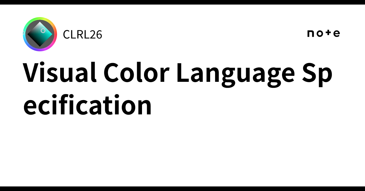 Colour Language Feature Example Pic Visual Color Language Specification|CLRL26