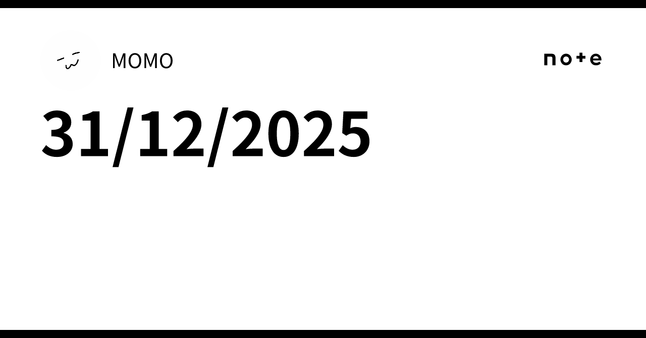 31/12/2025｜MOMO