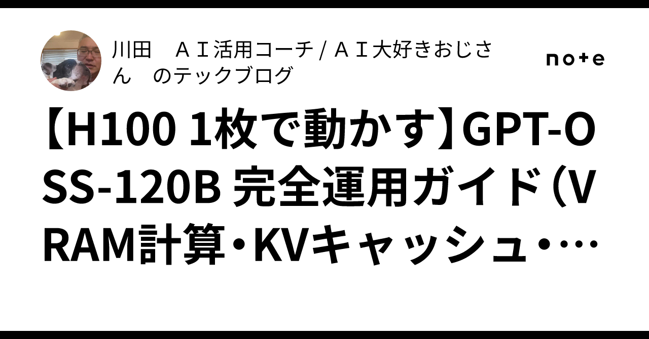[Running on a single H100] GPT-OSS-120B Complete Operational Guide ...