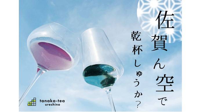 佐賀の澄んだ青空をイメージした嬉野茶「サガソラ」未来への農業を盛り上げたい♪