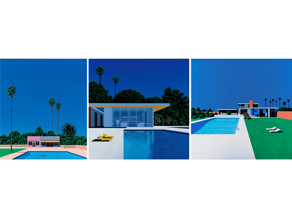 永井博の最新作品集『TROPICAL MODERN』から公式ジークレープリント3種