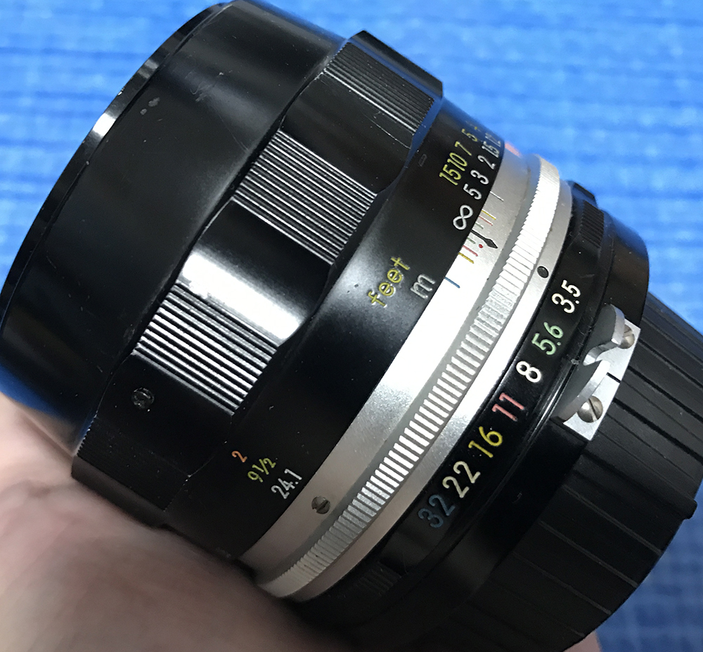 ニコンの激安中古レンズを復活させる（その6）Ai Micro-Nikkor 55mm