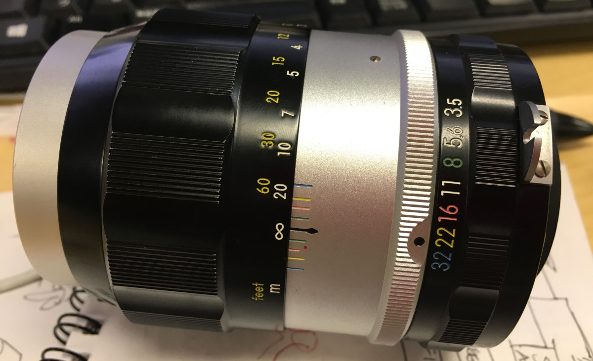 ニコンの激安中古レンズを復活させる（その3）NIKKOR-Q Auto 135mm F3