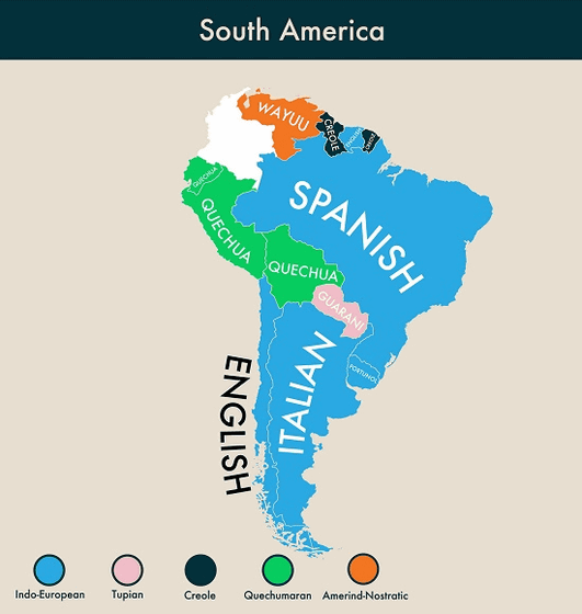 2番目に多く話されている言語 に見る謎解き 世界史のまとめ 南アメリカ編 みんなの世界史 Note