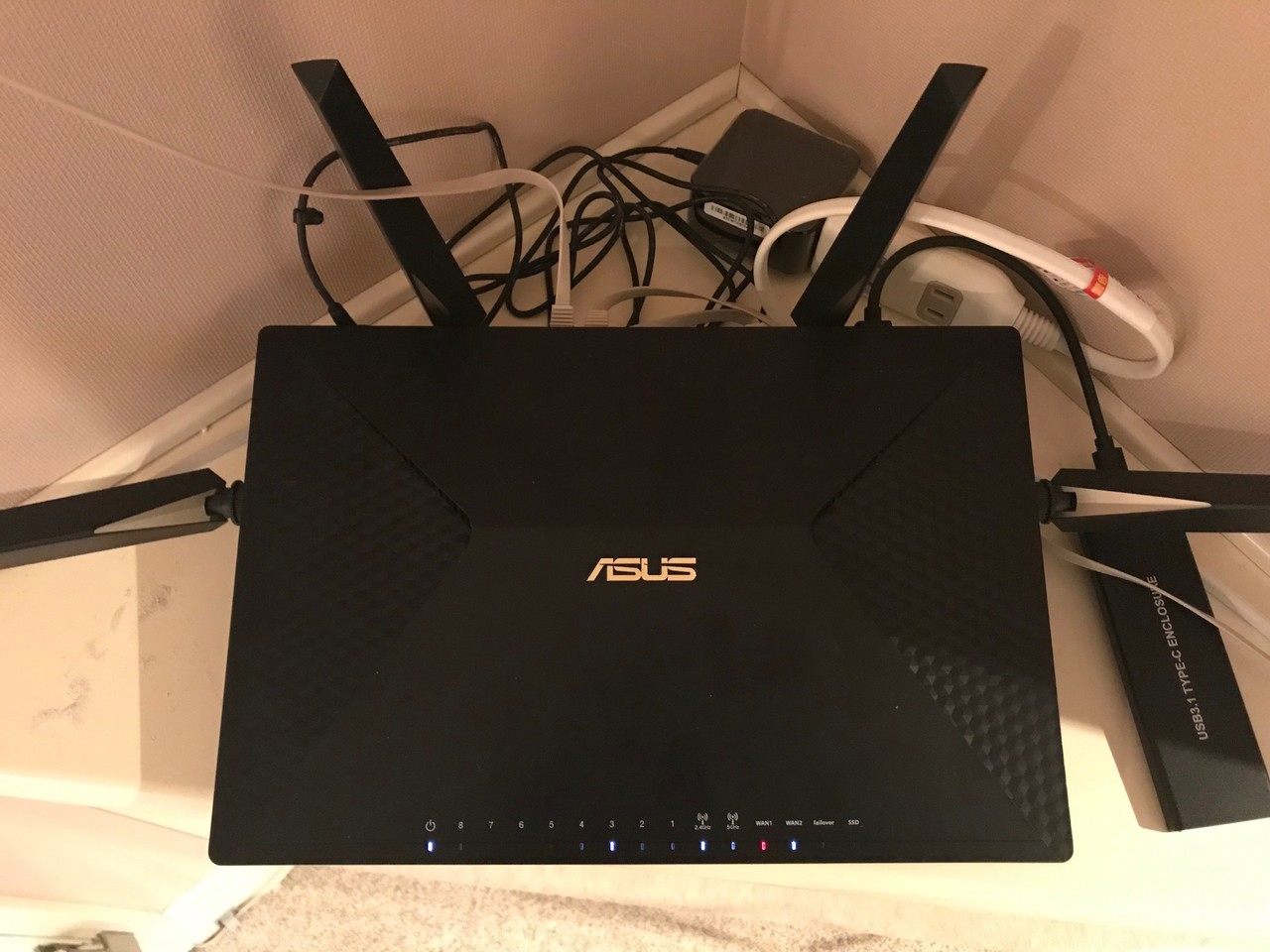 オフィス向けwi Fiルータ Asus Brt Ac8 のnas化に失敗した話し ラフなひとこと 目黒にあるsesエンジニアの会社です Note