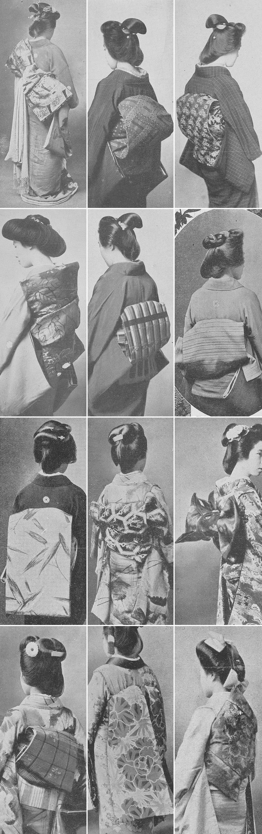 ファッショントレンド ユニーク明治 時代 女性 髪型