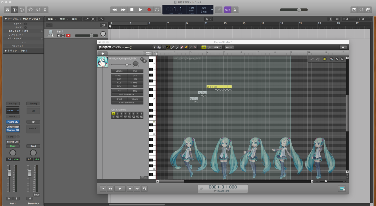 Logic Pro Xによるボカロp入門 ねこ伯爵 Note