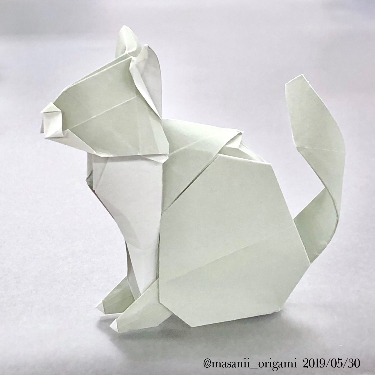 折り紙 立体 猫