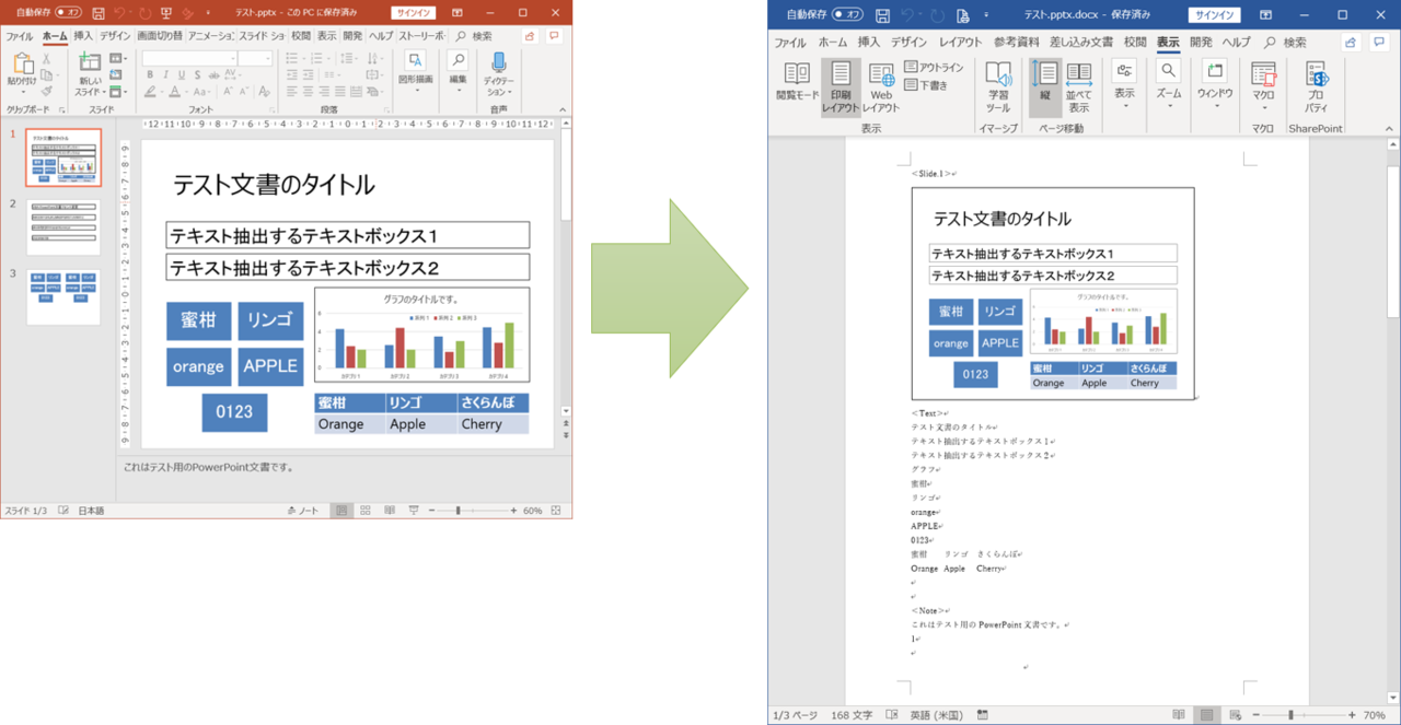 Vba Powerpoint文書からword文書作成 のぶ Note