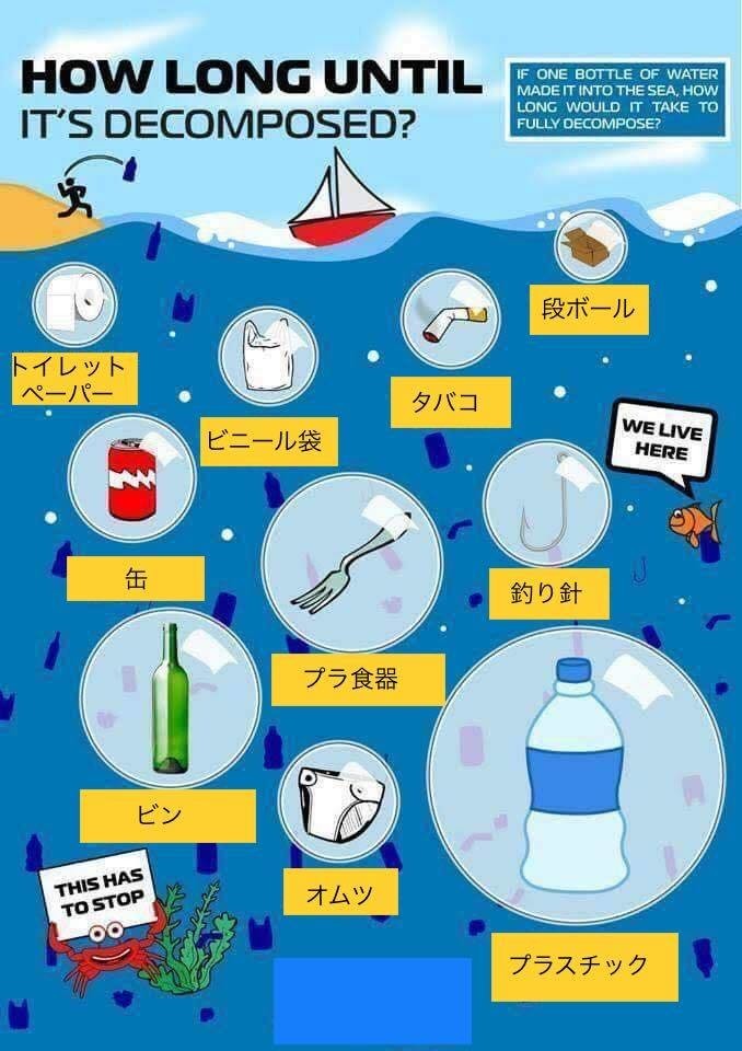 有料 マガジン収録 海にゴミを捨てるんじゃないぞ 自然分解の年月って知ってる 347文字 チャールズ航海士 方向音痴 Note