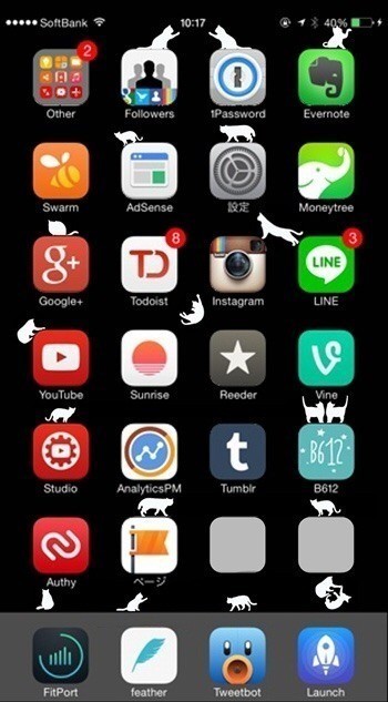 元のiphone6 壁紙 猫 美しい花の画像