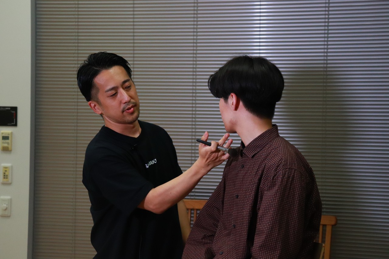 モデル 有名芸能人のプロメイクアーティストをゲストに迎えたメンズメイクイベント イベントレポ ほんの少しのメイクで理想の自分を Mr Fucus Note