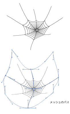 ロイヤリティフリーかっこいい 蜘蛛 の 巣 イラスト 動物ゾーン