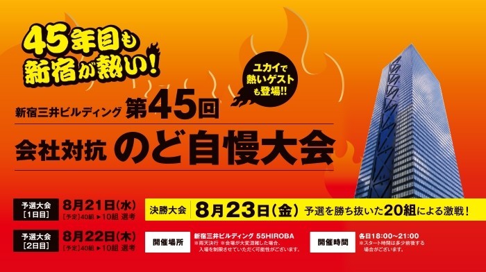 三井 ビル のど 自慢 大会 2019