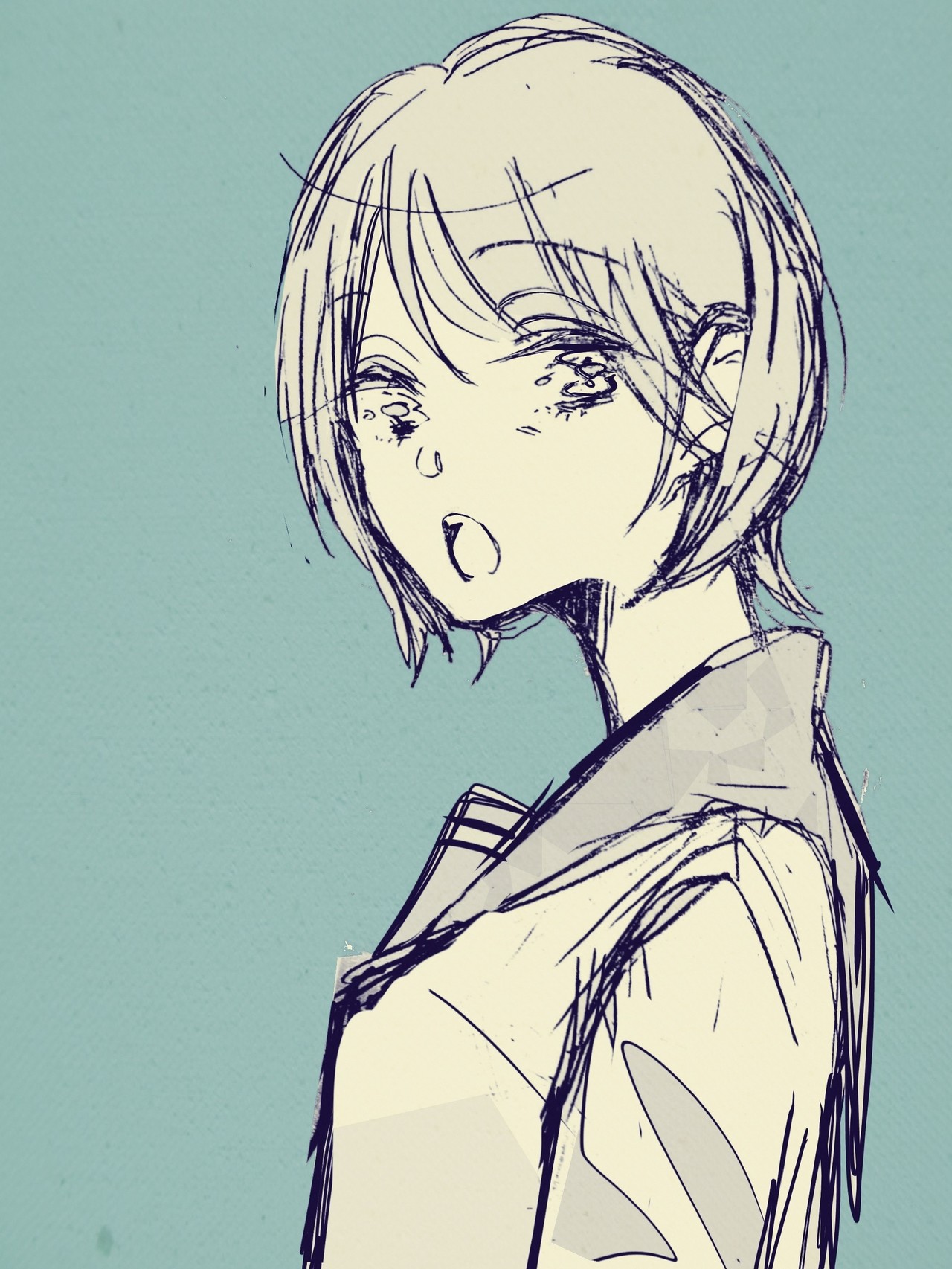 アニメ画像について ラブリーショートカット イラスト