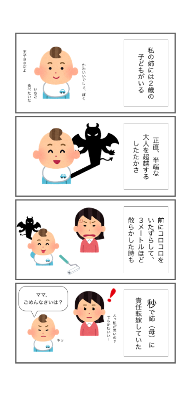 いらすとや とkeynoteを使って4コマ漫画を作ってみた Ch1ta Note