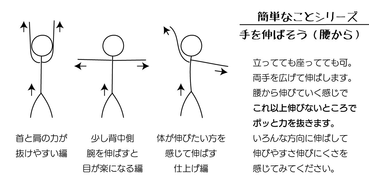 簡単シリーズ_手を伸ばす
