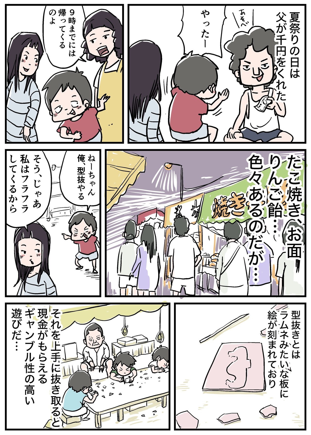 漫画 ハミ出る思い 夏祭り 仲曽良ハミ Note