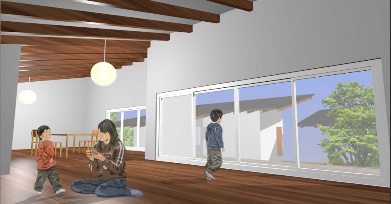 Sketchup Blender Photoshopを使ったパースの作り方 ぷもん Note