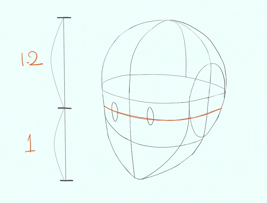 初心者用 1 顔 頭 の描き方 人体編 イラストlabo 能登ケイ Note