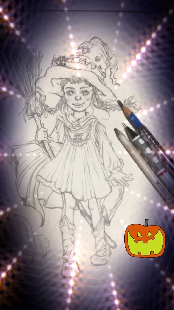 Halloween イラスト メイキング Miminko Hemhem Note