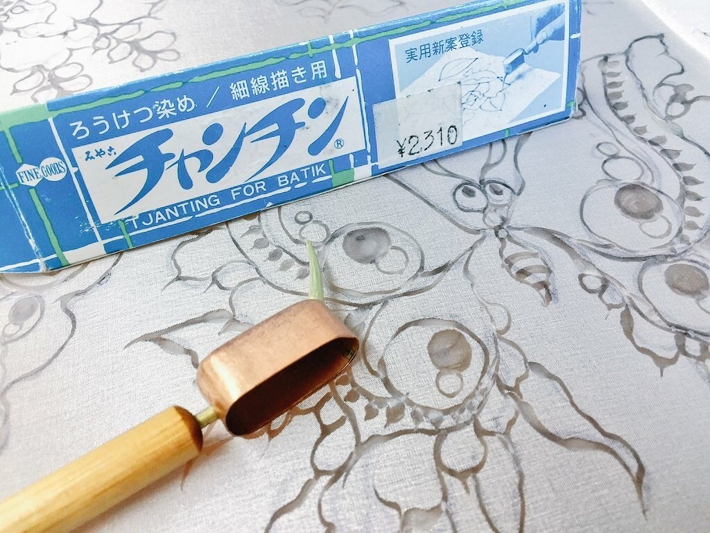 蝋けつ染め絵画の制作工程｜大竹夏紀 /染色アーティスト