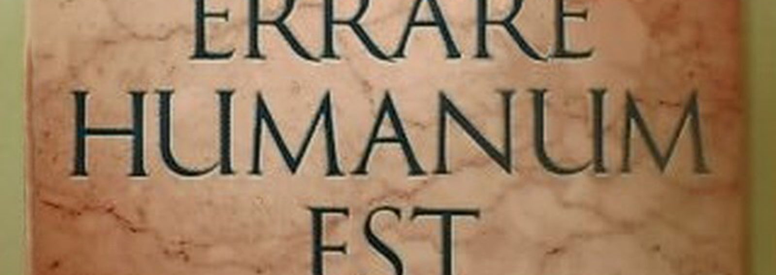 Errare humanum est тату эскиз