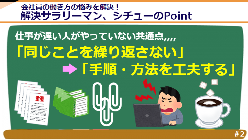 9割の人ができない 仕事が遅い人 がやっていないたった一つのこと 会社員の働き方の悩みを解決 解決サラリーマン シチュー Note