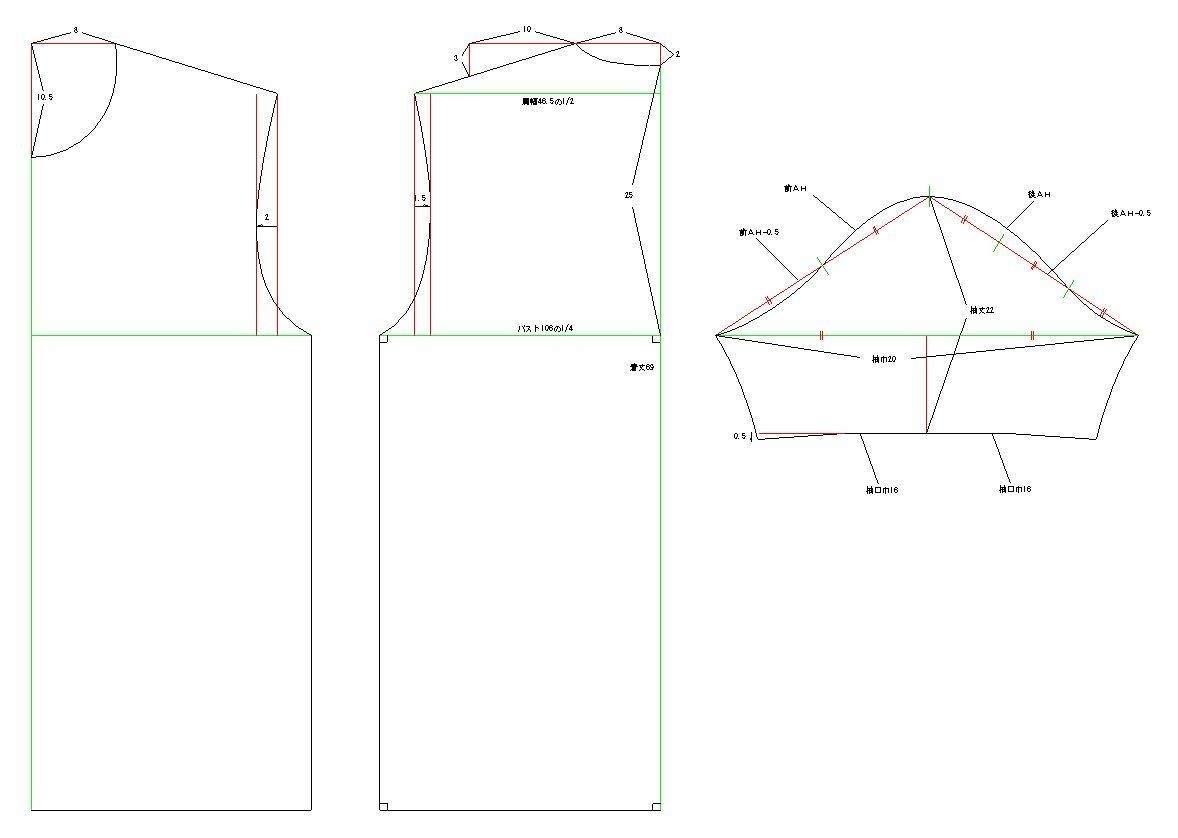 服の設計士hagyの 服の見どころ 腕の見せどころ Vol 31 ｔシャツ簡易製図編 Tetsuya Hagiyama Note