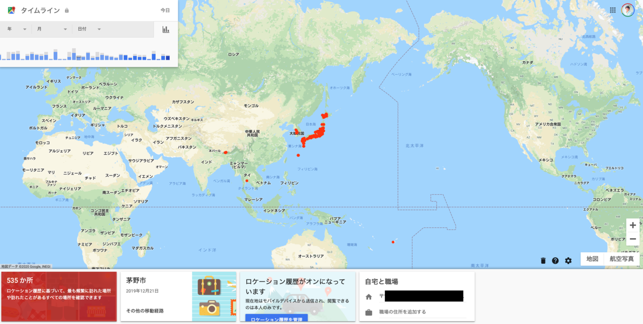 自分の足跡を辿るgooglemapタイムライン機能が超楽しい 横田裕市 写真家