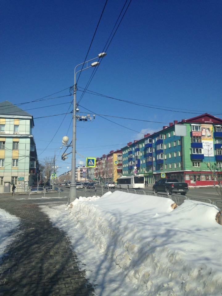 1ユジノサハリンスクの街並み