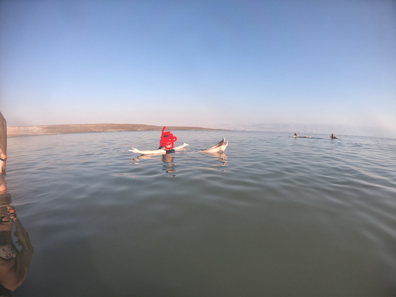 死海で浮かぶ夢が叶いました そして世界一標高の低い場所でビールを飲みました 朝焼け Note