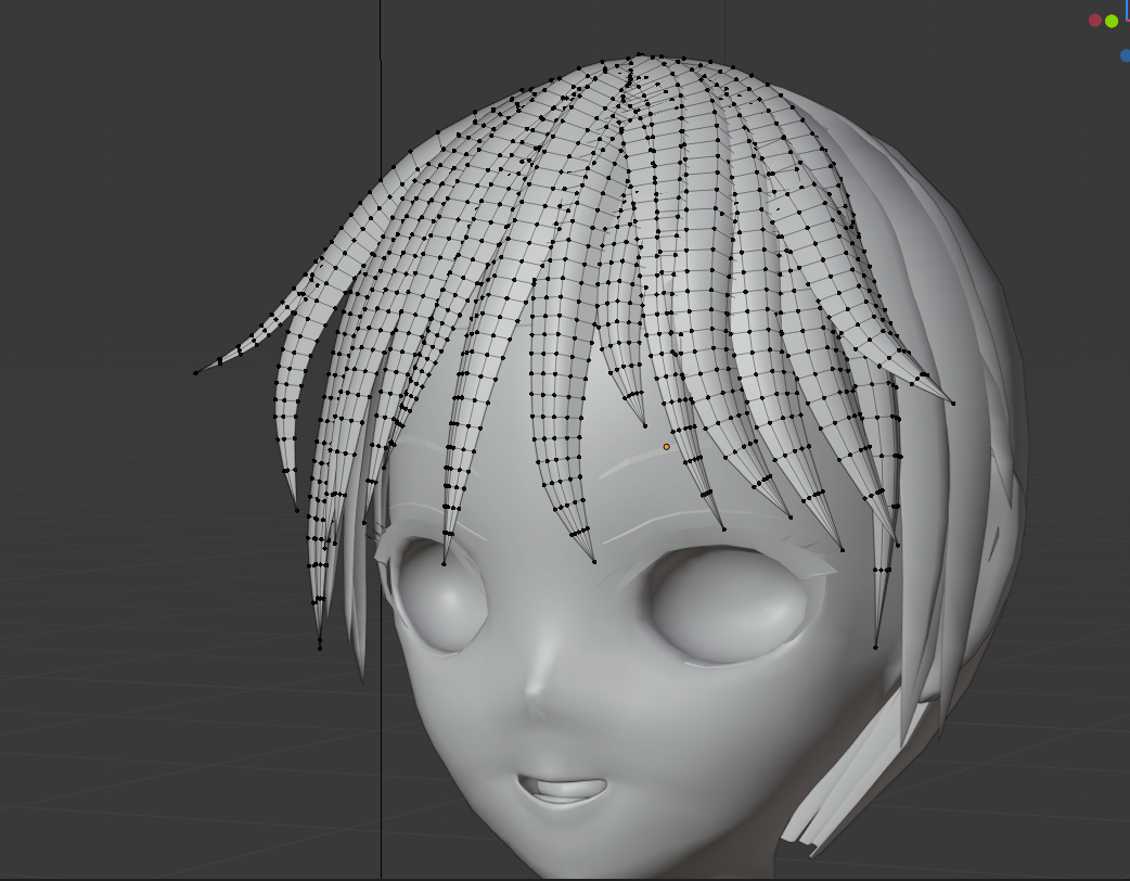 Blender みつあみ 無料の折り紙画像