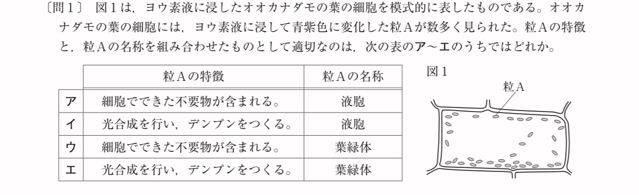 都立高校入試理科生物 細胞 対策 坂本良太 Note