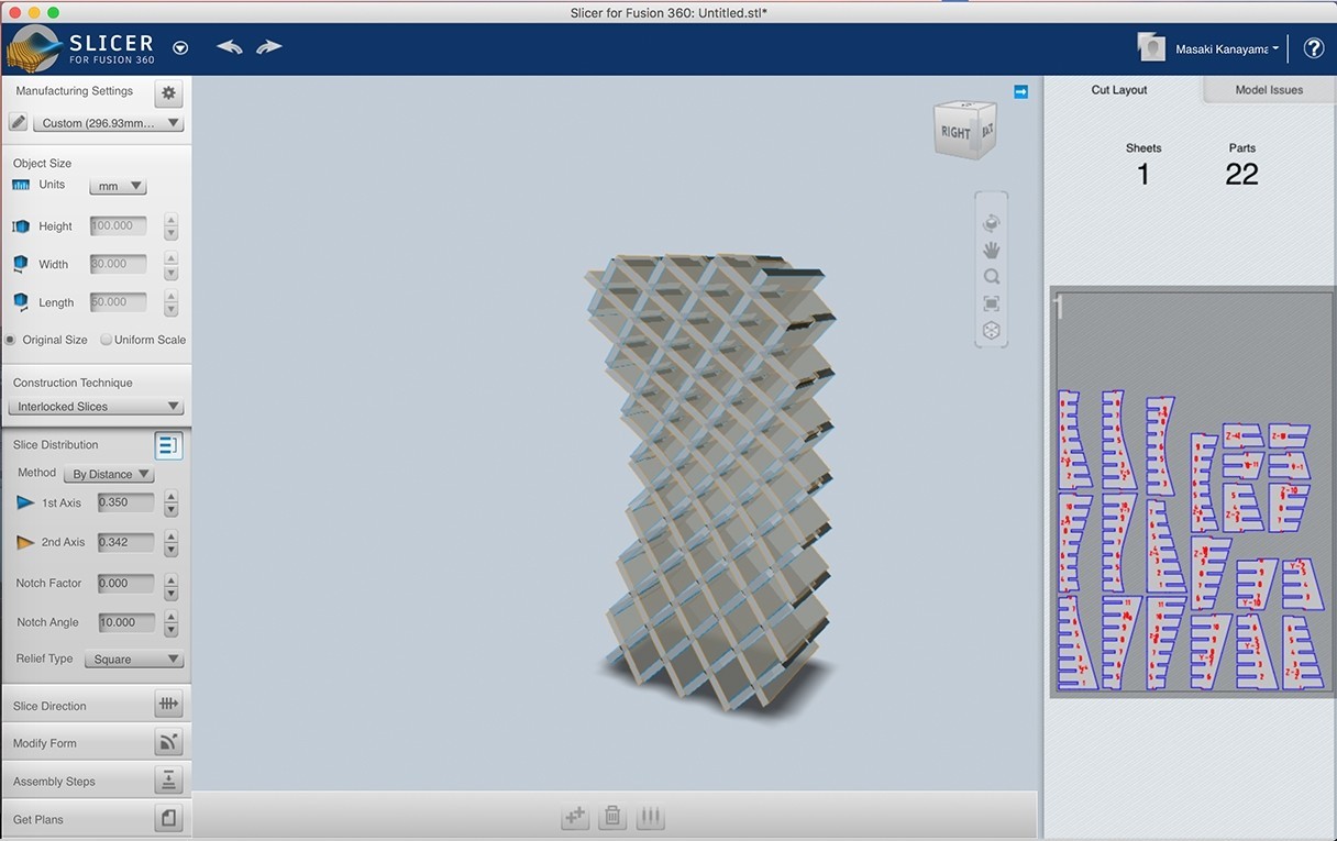 Fusion 360とslicer 310lab Note