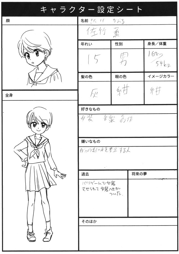 イヤでも創作意欲が湧くマンガ向けシートを実践してみた よしだゆうこ Note