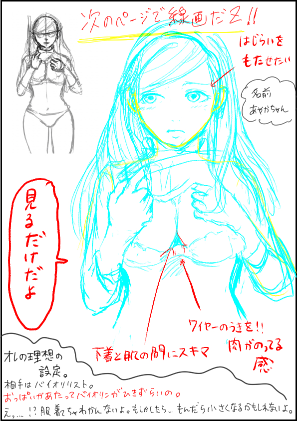 体の描き方練習中 猫田まんじまる Note