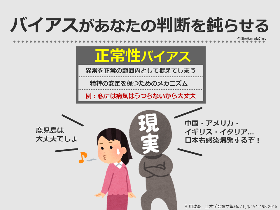 正常性バイアス Normalcy bias JapaneseClass.jp