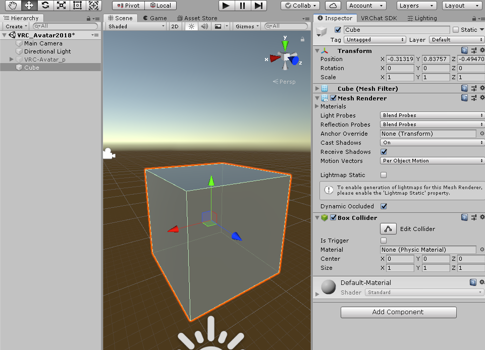Unity2018のVRCでConstraintを使おう(初心者向け)｜Beryllin