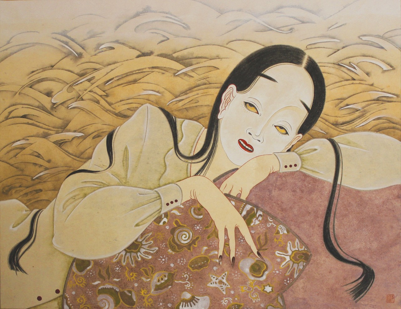 美人画ルネサンスに挑んで 泥眼 服部しほり Note