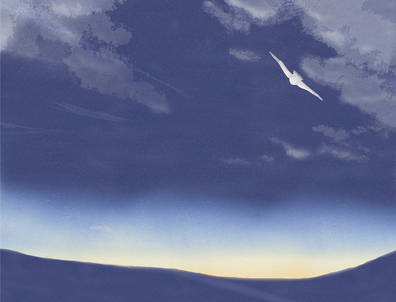 トップ100夜明け イラスト 動物の壁紙