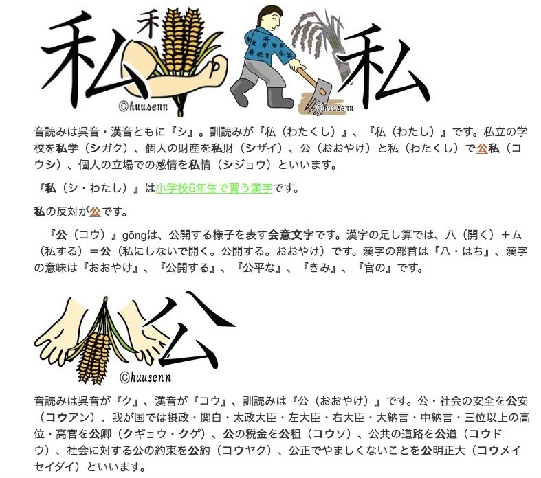 漢字の成り立ちが教えてくれた 公 の奥深い意味 Yoshi Note