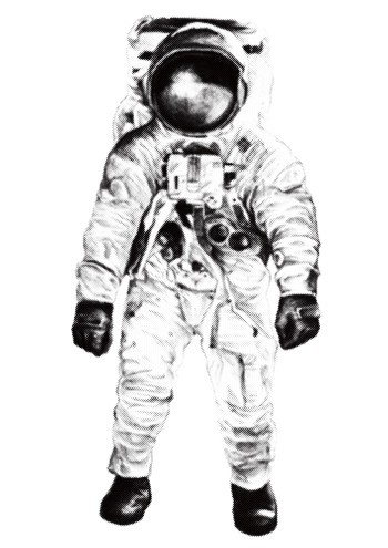 アポロ宇宙飛行士のリアルイラストtシャツを作りました リアル絵t
