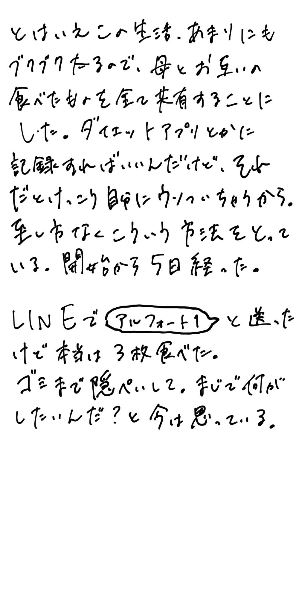 文字を書いてなさすぎることに気づいたから手書きで日記を書く ノミヤスズ Note