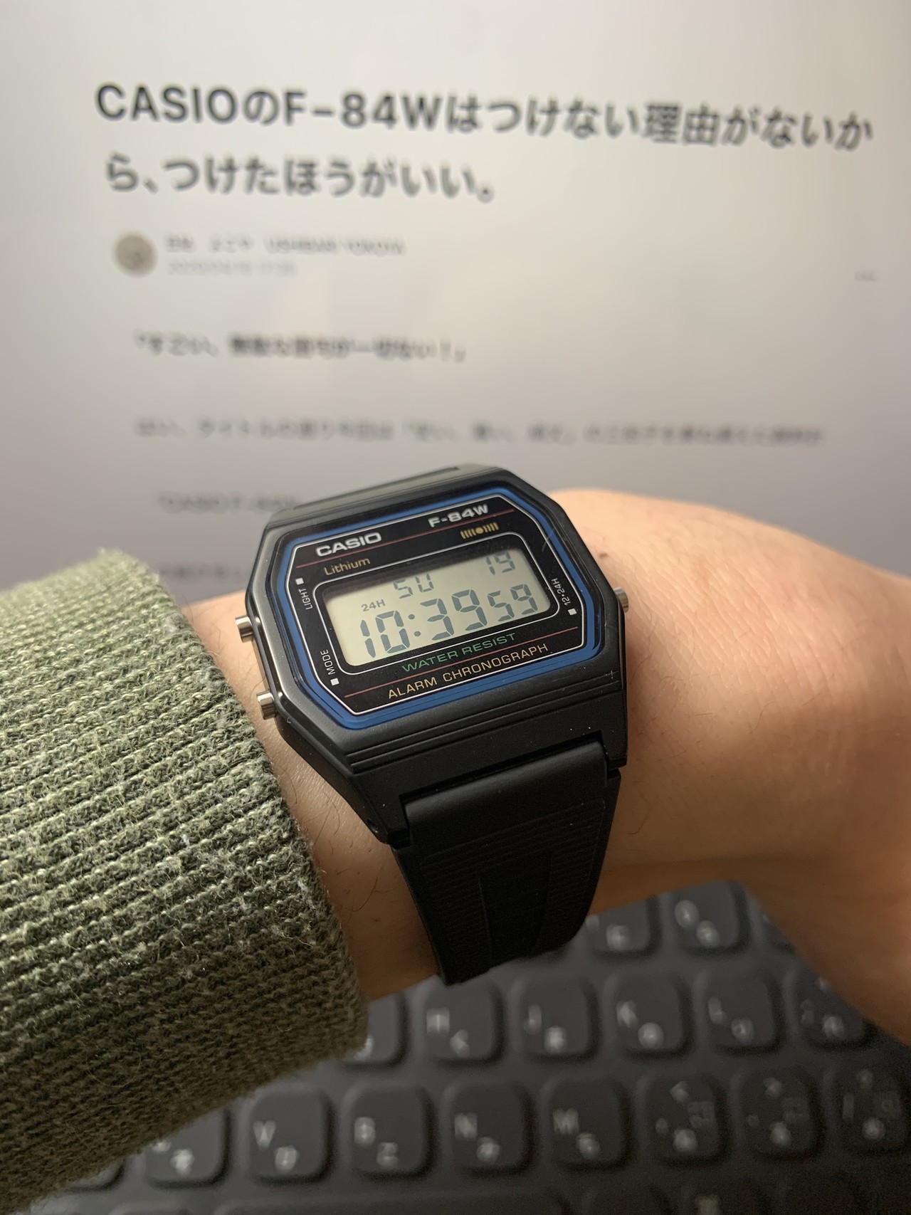 casio f 84 w