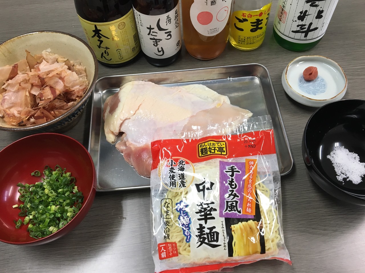 お料理 鶏の梅酢中華そば 調理時間 20分 たけうちたろう Note