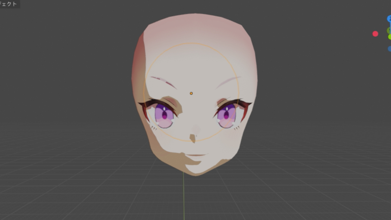 Blenderでtoon用に顔の法線を整える Ig K Note