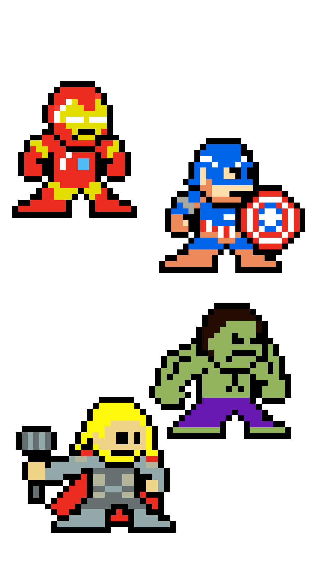 ドット絵練習8日目 アベンジャーズ かわしたエコ ドット絵練習中 Note