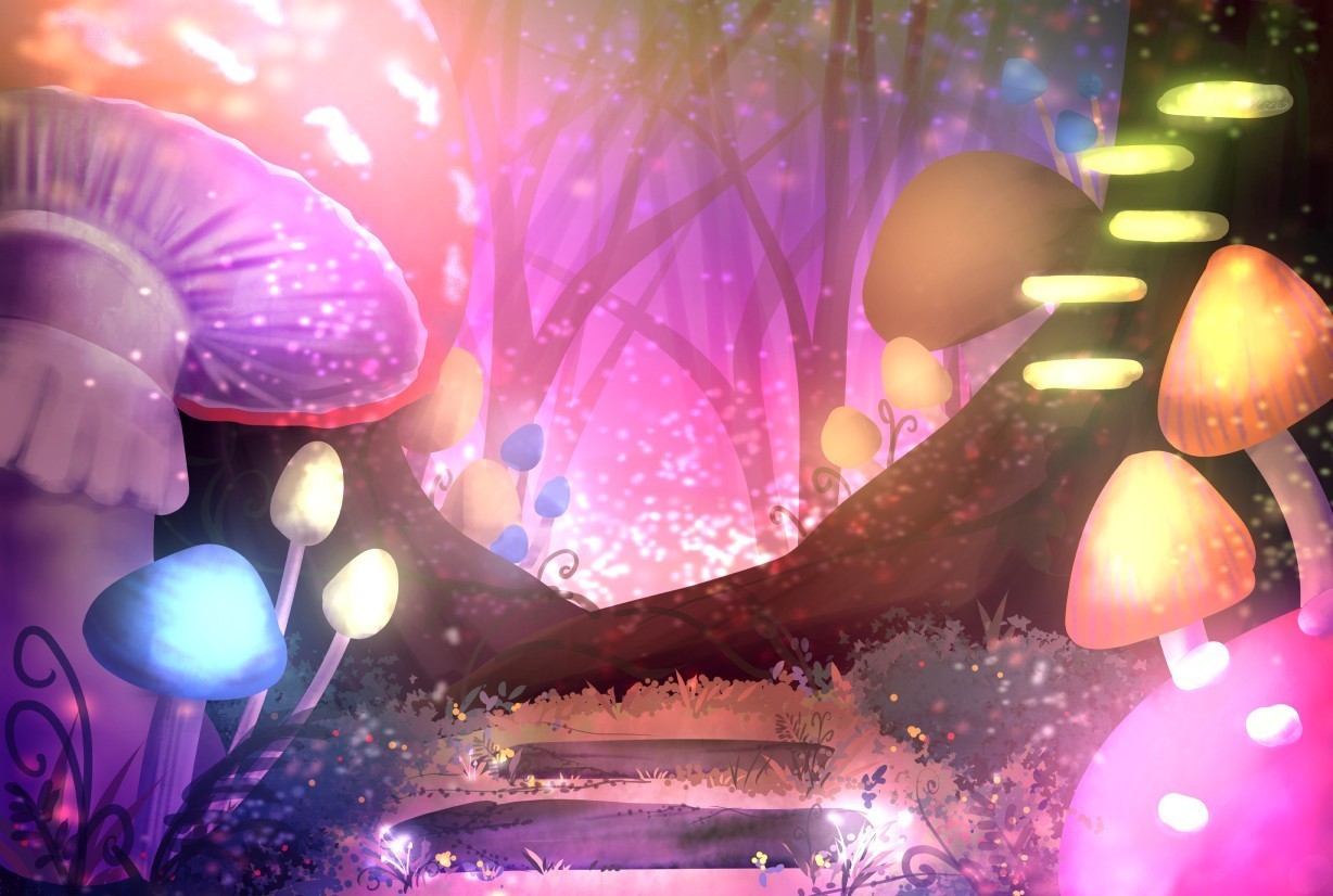 背景ワンドロ 妖精の住む森の描き方 背景イラスト配布中 コノハ Note