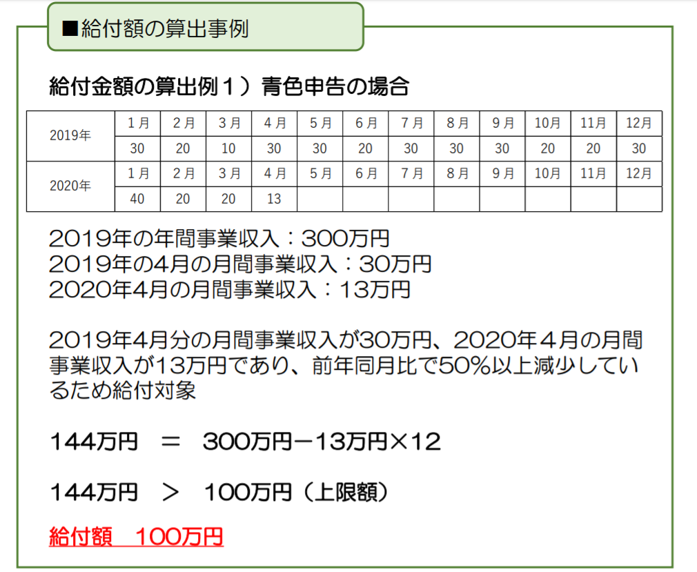 給付 持続 個人 主 事業 金 化